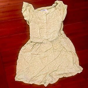 Old Navy Girls Light Green Floral Romper